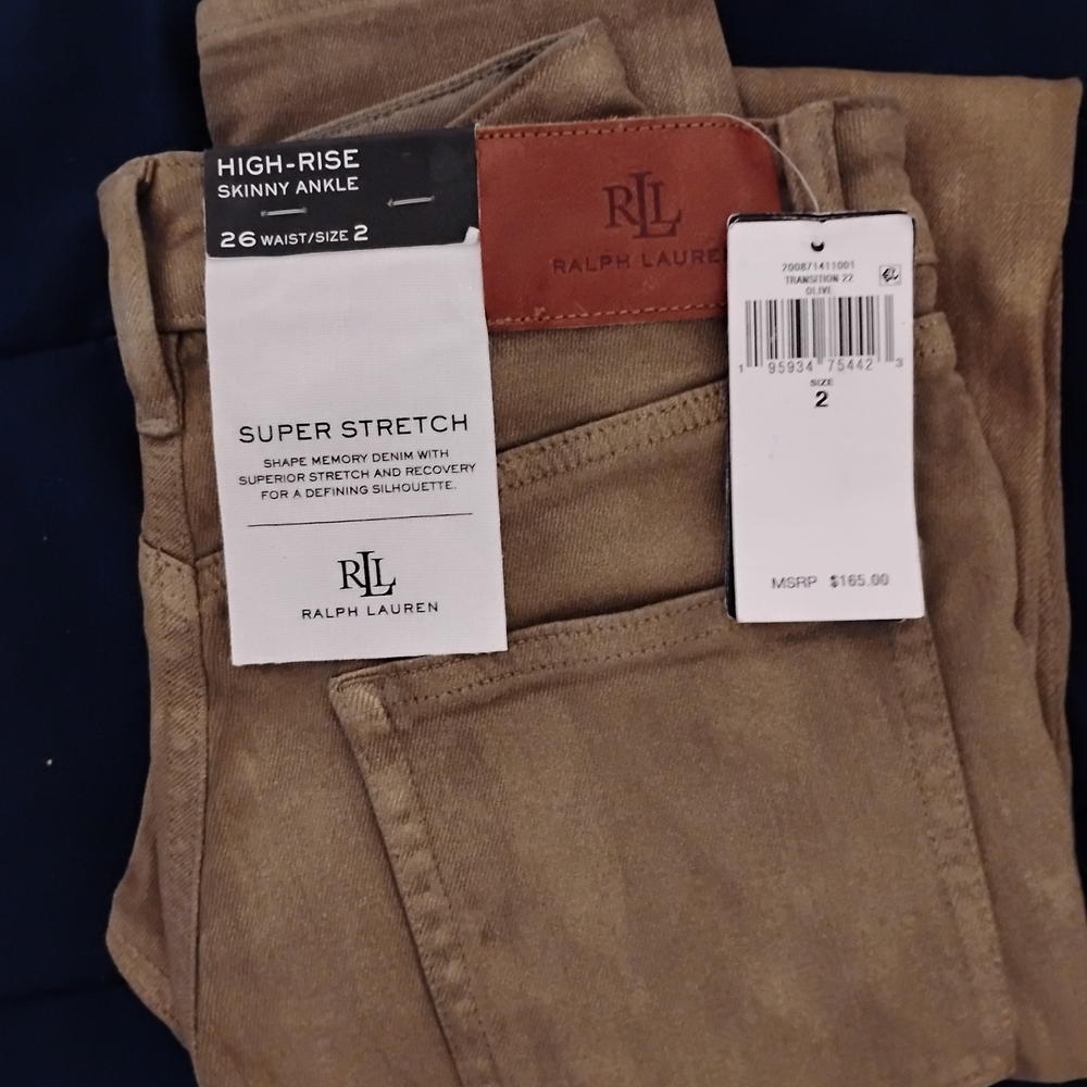 Ralph Lauren Kids Skinny Ankle Jeans - Brown